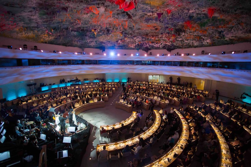 The Mediterranean Concert, held at the Room of Human Rights and Alliance of Civilisations at the United Nations Headquarters in Geneva.